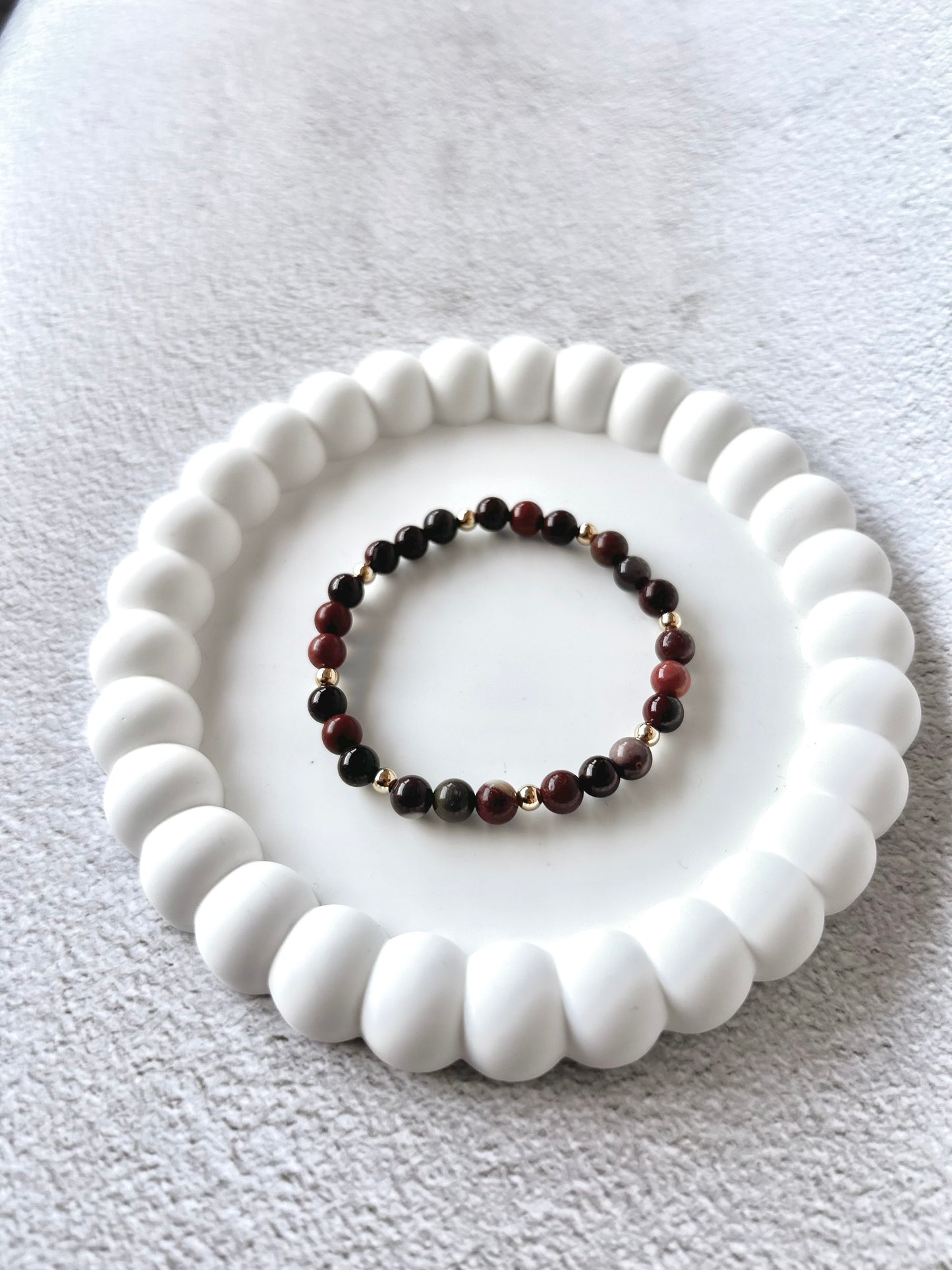 Mookaite Customised Stacker Crystal Bracelet